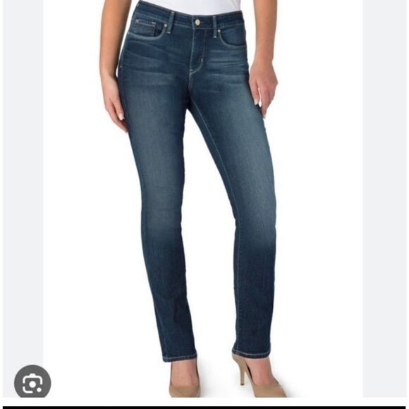 New Signature Levi’s Mid-Rise Totally Shaping Five Pocket Jeans Size 26S - Picture 11 of 12